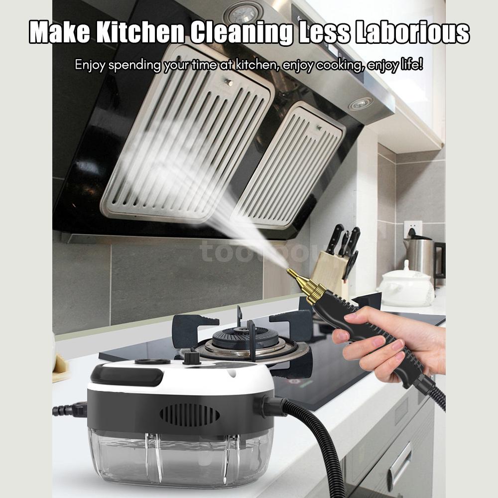 2500W High Temp Pressurized Steam Cleaner Machine Kitchen Portable